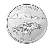 LAUREATES OF NOBEL PEACE PRIZE ROBBEN ISLAND COMMERATIVE MEDAL 1993